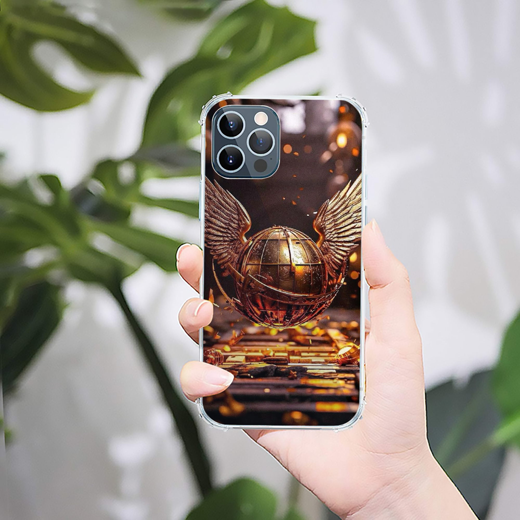 （画像用） Harry Potter ハリー・ポッターシリーズ 【iPhone 12シリーズ対応】透明スマホケース（クリアソフトケース）
